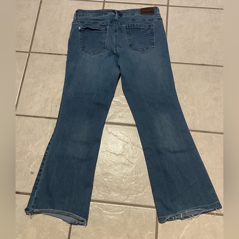 Maurices Denim with Brown Leather Accent - Picture 4 of 9